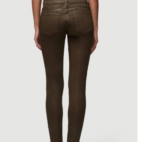 FRAME 25 Le High Skinny Coated cropped pants in EUC - Picture 3 of 13